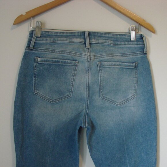 NYDJ Flare Jeans Ankle Raw Hem Lift Tuck Technology Size 4 - Picture 14 of 16